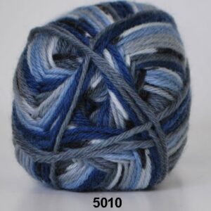 Basic- Strømpegarn - Superwash - fv 5010 Flerfarvet
