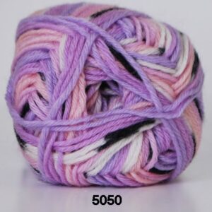 Basic- Strømpegarn - Superwash - fv 5050 Flerfarvet