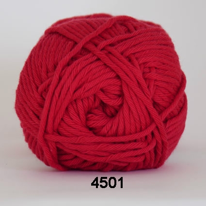 Cotton 8/8 fv 4501 Rød