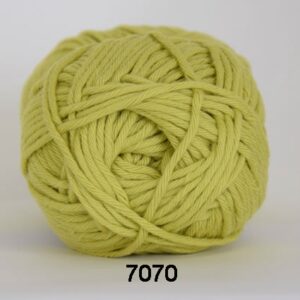 Cotton 8/8 fv 7070 Lime Grøn