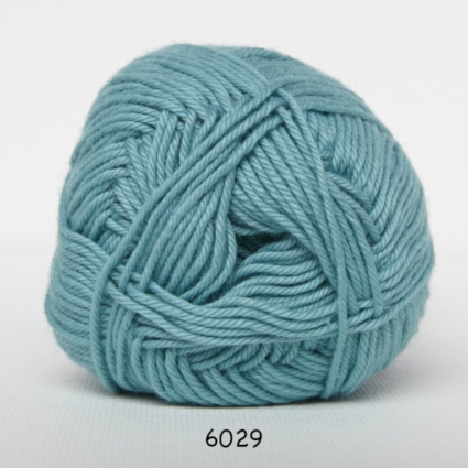 Cotton nr. 8 - Bomuldsgarn - Hæklegarn - fv 6029 Lys Jade Grøn