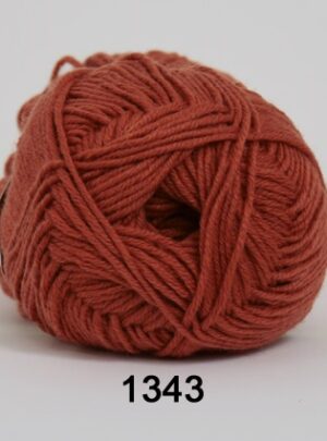 Hjertegarn All Seasons Garn - Merino & Bomuldsgarn - fv 1343 Rust