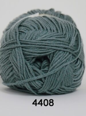 Hjertegarn All Seasons Garn - Merino & Bomuldsgarn - fv 4408 Aqua Grøn