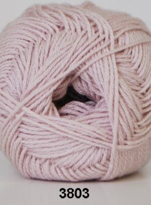 Hjertegarn Lana Cotton 212 - Bomuldsgarn - Merino Garn - 3803 Gammel Rosa