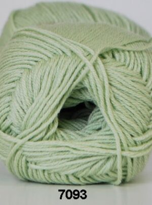 Hjertegarn Lana Cotton 212 - Bomuldsgarn - Merino Garn - fv 7093 Mint Grøn