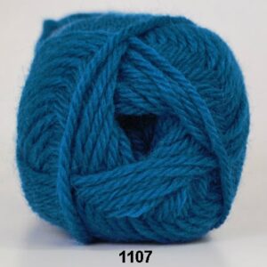 Hjertegarn Ragg Strømpegarn - 1107 Mørk Turkis