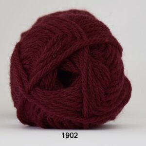 Hjertegarn Ragg-Strømpegarn - fv 1902 Vinrød Melange