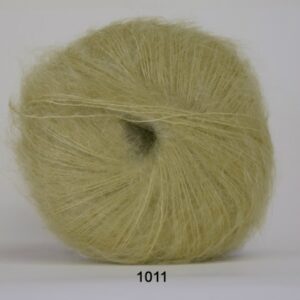 Hjertegarn Silk Kid Mohair Garn - fv 1011 Lys Lime Grøn