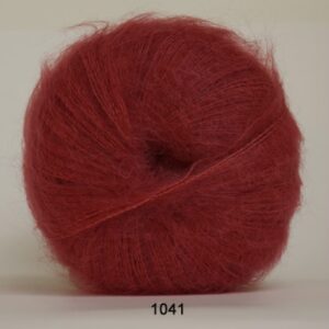 Hjertegarn Silk Kid Mohair Garn - fv 1041 Brændt Orange