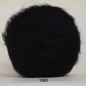 Hjertegarn Silk Kid Mohair Garn - fv 1081 Sort