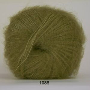 Hjertegarn Silk Kid Mohair Garn - fv 1086 Lime Grøn