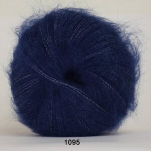 Hjertegarn Silk Kid Mohair Garn - fv 1095 Mørk Blå