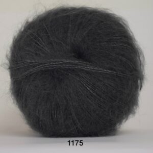 Hjertegarn Silk Kid Mohair Garn - fv 1175 Grå