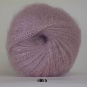 Hjertegarn Silk Kid Mohair Garn - fv 6995 Gammel Rosa