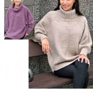 Sweaterponcho strikkeopskrift nr 515655