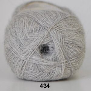 Alpaca 400 - Lama Uldgarn - fv 434 Lys Grå