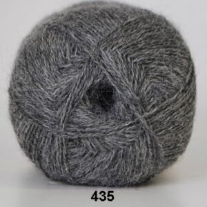 Alpaca 400 - Lama Uldgarn - fv 435 Grå Melange