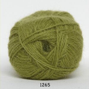 Hjerte Alpaca - Alpaca Uldgarn - fv 1265 Lime Grøn
