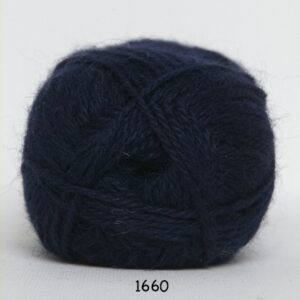 Hjerte Alpaca - Alpaca Uldgarn - fv 1660 Mørk Blå
