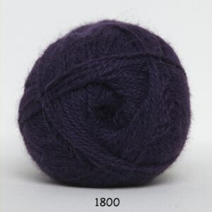Hjerte Alpaca - Alpaca Uldgarn - fv 1800 Mørk Lilla