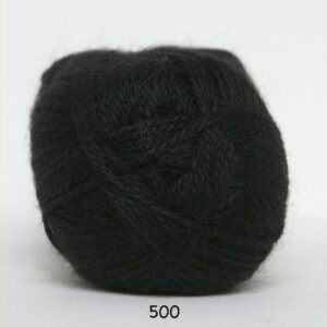 Hjerte Alpaca - Alpaca Uldgarn - fv 500 Sort