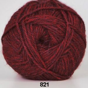 Hjerte Alpaca - Alpaca Uldgarn - fv 821 Bordeux Melleret