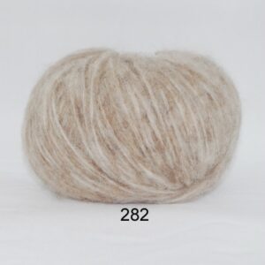Hjertegarn Børstet Uld - Alpaca Uld Garn - fv 282 Beige