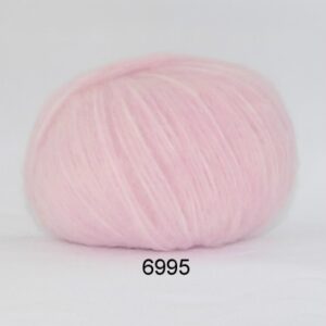 Hjertegarn Børstet Uld - Alpaca Uld Garn - fv 6995 Rosa