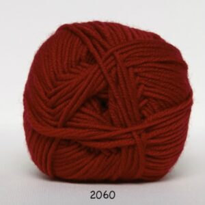 Hjertegarn Extrafine Merino 120 Garn - fv 2060 Rød