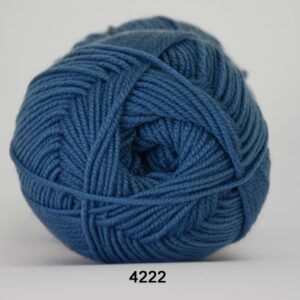 Hjertegarn Extrafine Merino 150 Garn - fv 4222 Mellem Blå
