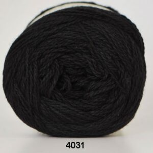 Hjertegarn Organic 350 - Økologisk Merinould Garn - fv 4031 Sort