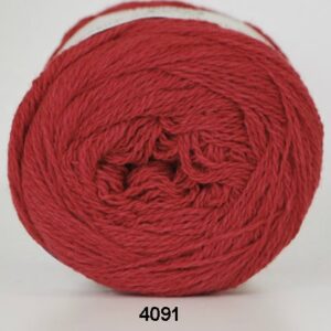 Hjertegarn Organic 350 - Økologisk Merinould Garn- fv 4091 Rød