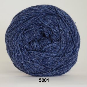 Hjertegarn Organic Trio Garn - fv 5001 Jeans Blå