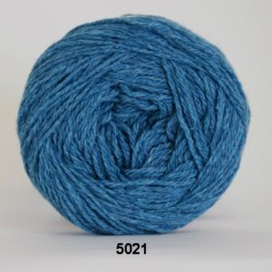 Hjertegarn Organic Trio Garn - fv 5021 Blå Grøn