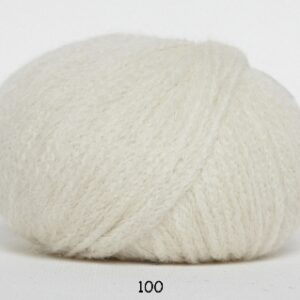 Rustic Lama uldgarn - Baby Alpaca - fv 100 Råhvid