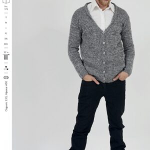 Strikkehæfte 178 model Per Cardigan m/sjalskrave