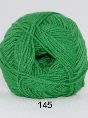 Hjertegarn Lana Cotton 212 - Bomuldsgarn - Merino Garn - 0145 Mørk Lime