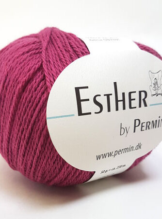 Permin Esther Garn - fv 883412 Pink
