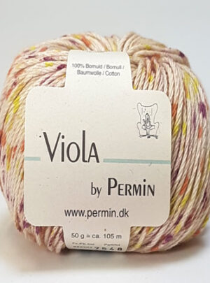 Viola Permin - Flerfarvet Bomuldsgarn - fv 889201