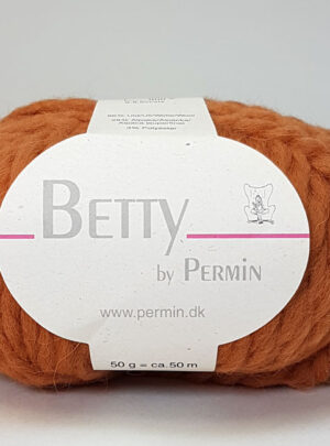 Betty By Permin - Tykt uld og alpaka garn - Fv 889404 Rust