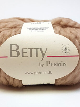 Betty By Permin - Tykt uld og alpaka garn - Fv 889405 Beige