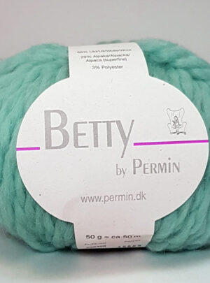 Betty By Permin - Tykt uld og alpaka garn - Fv 889409 Aqua
