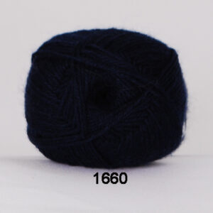 Hjertegarn Bamboo Wool - Uldgarn med bambus garn - Fv 1660 Mørk Blå