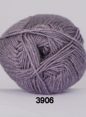 Hjertegarn Bamboo Wool - Uldgarn med bambus garn - Fv 3906 Lavendel