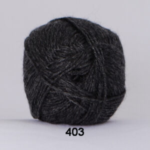 Hjertegarn Bamboo Wool - Uldgarn med bambus garn - Fv 403 Koks Grå
