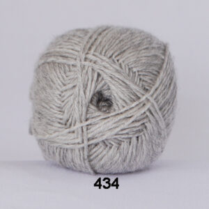 Hjertegarn Bamboo Wool - Uldgarn med bambus garn - Fv 434 Lys Grå