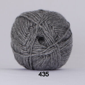 Hjertegarn Bamboo Wool - Uldgarn med bambus garn - Fv 435 Grå