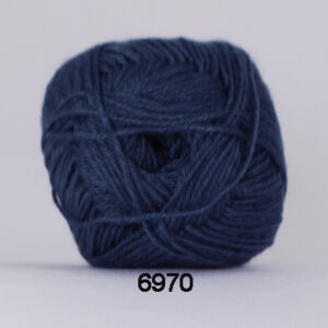 Hjertegarn Bamboo Wool - Uldgarn med bambus garn - Fv 6970 Mørk Petrol