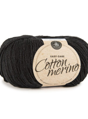 Mayflower Cotton Merino - Merinould & Bomuldsgarn - Fv 020 Sort