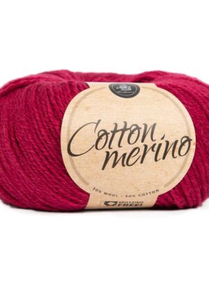 Mayflower Cotton Merino - Merinould & Bomuldsgarn - Fv 037 Kirsebær
